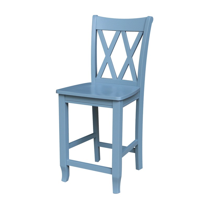 Solid Wood 24" Counter Stool