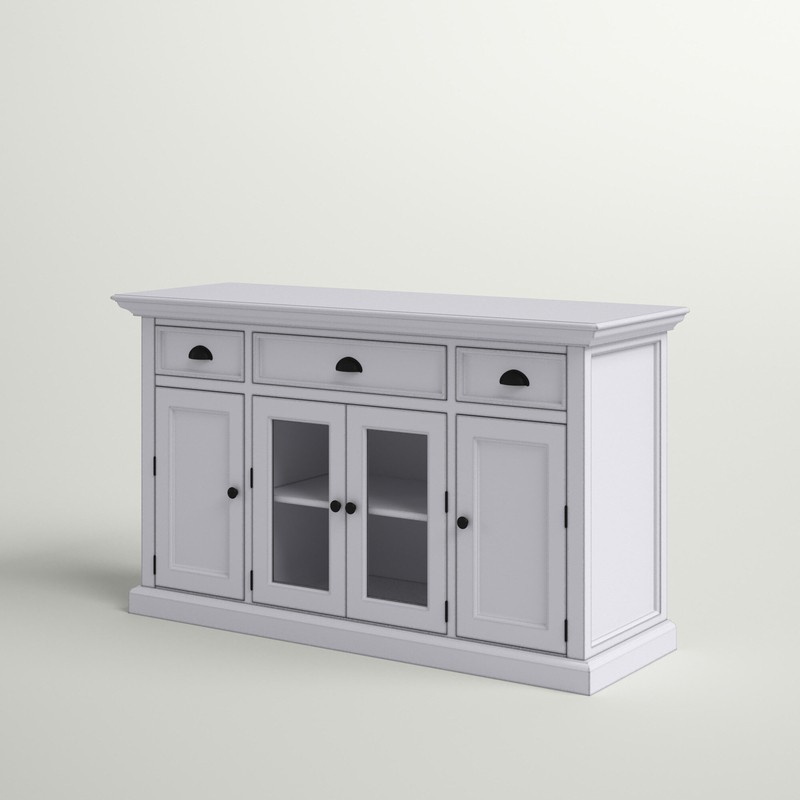 Sorrento 57.09'' Wide 3 Drawer Sideboard
