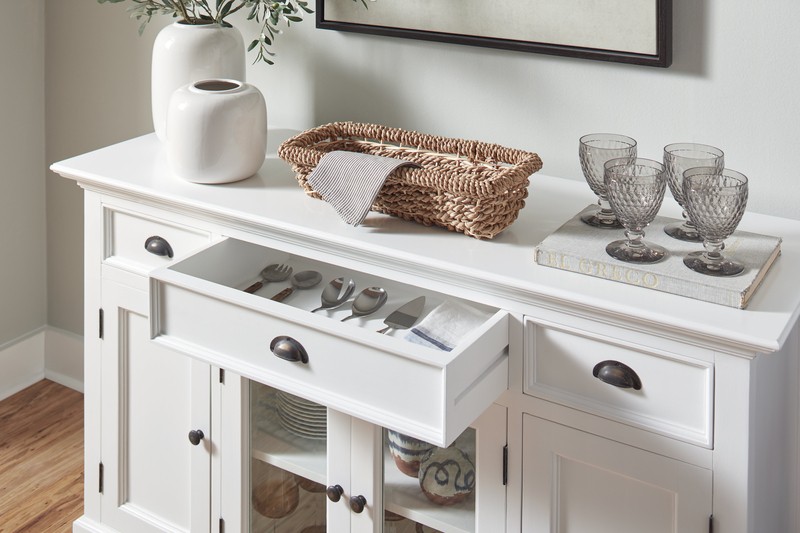 Sorrento 57.09'' Wide 3 Drawer Sideboard