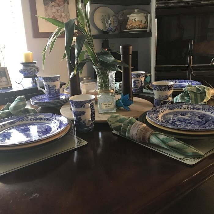 Spode Blue Italian 12 Piece Dinnerware Set, Service for 4