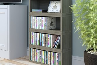 Media Storage Cabinet With Doors - Foter