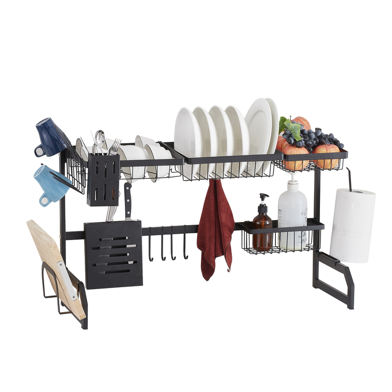 Stainless Steel Over the Sink Dish Rack