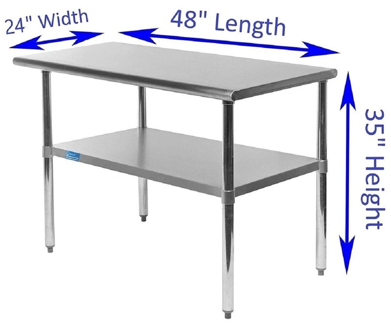 Stainless Steel Work Table with Undershelf