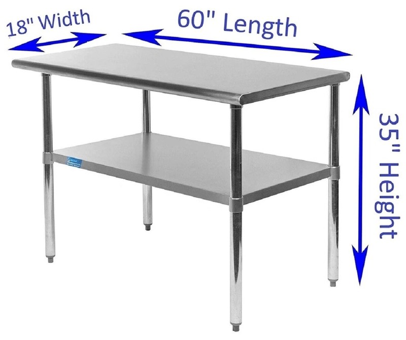 Stainless Steel Work Table with Undershelf
