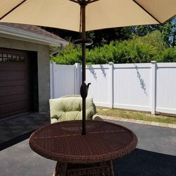 Starcher Wicker/Rattan 6 - Person Dining Table