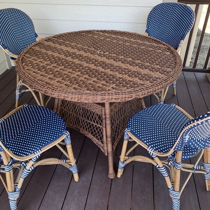 Starcher Wicker/Rattan 6 - Person Dining Table
