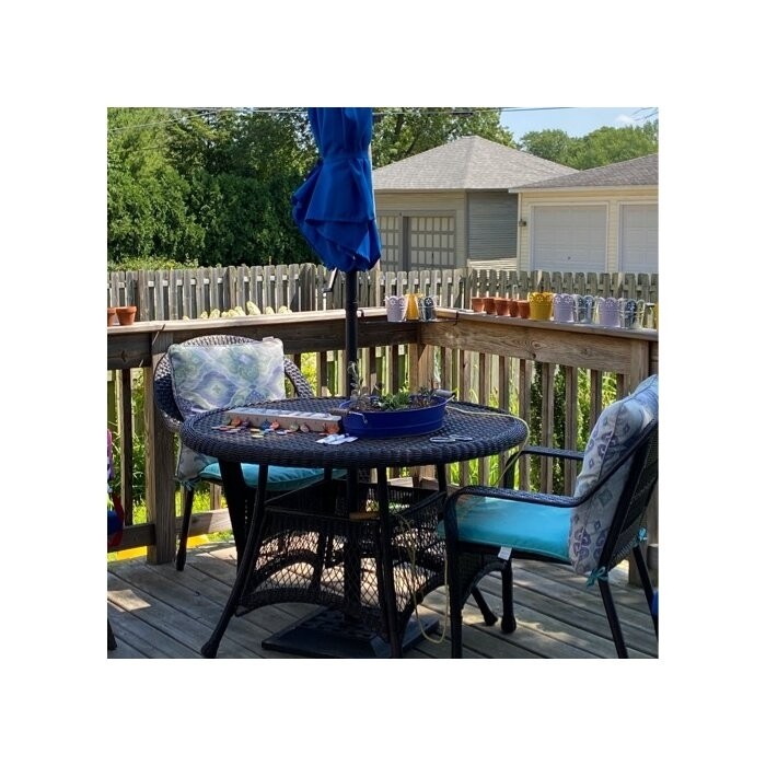 Starcher Wicker/Rattan 6 - Person Dining Table