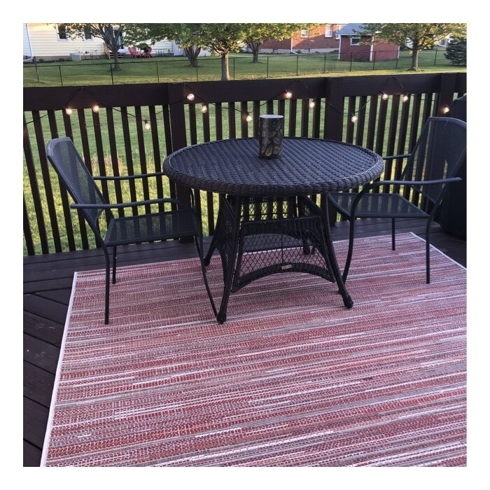 Starcher Wicker/Rattan 6 - Person Dining Table