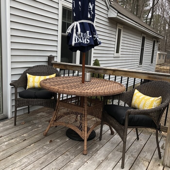 Starcher Wicker/Rattan 6 - Person Dining Table