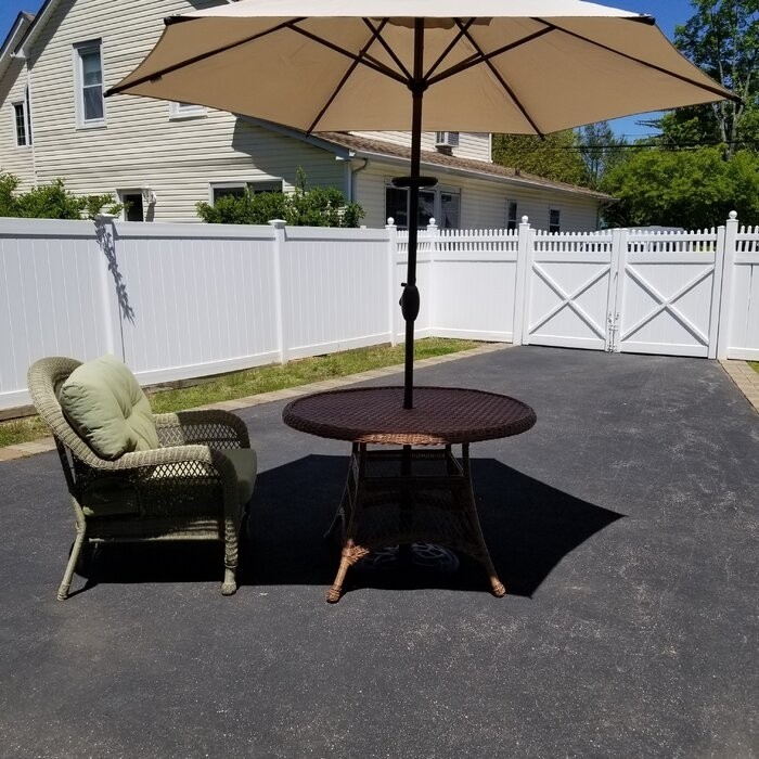 Starcher Wicker/Rattan 6 - Person Dining Table