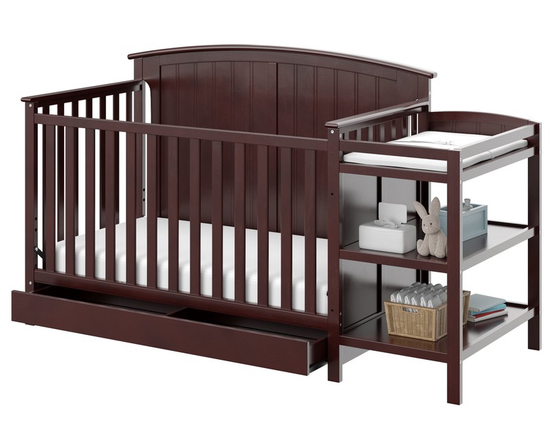 Stardust 4-in-1 Convertible Crib and Changer