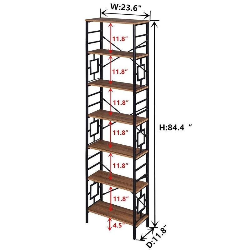 Steel Corner Bookcase
