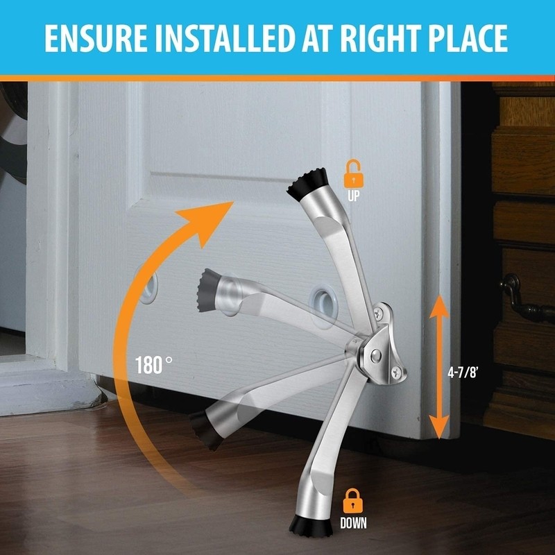 Steel Wedge Floor Stop