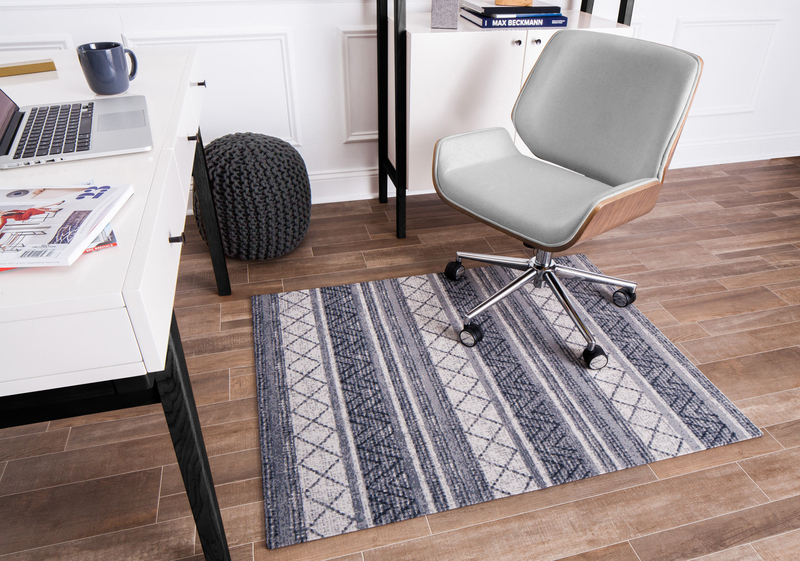 Office Desk Chair Mat Hardwood Floor Protector Heavy Duty Clear Recycled Polycarbonate BPA and Odor Free Non Slip Flat No Curling Home Office Computer Desk Floor Mats 46 x 60inches 