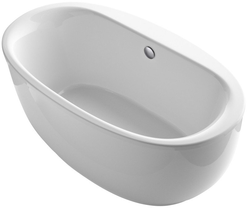 Sunstruck® Freestanding 65.5" x 35.5" Soaking Bathtub