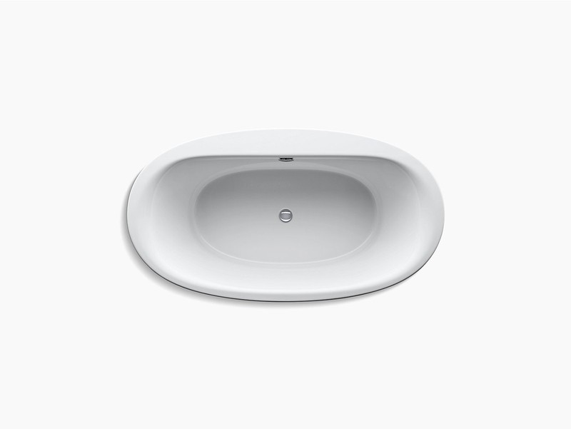 Sunstruck® Freestanding 65.5" x 35.5" Soaking Bathtub