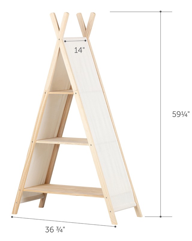 Sweedi Teepee 59.25" Book Display