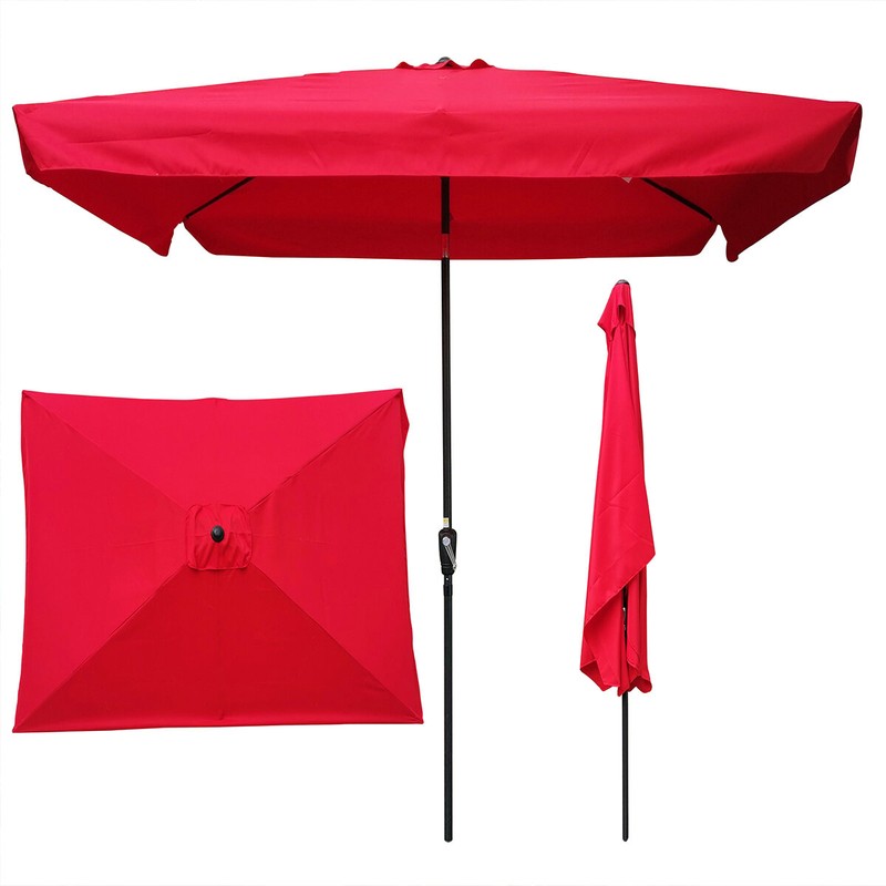 Swinson 120'' x 78'' Rectangular Market Umbrella