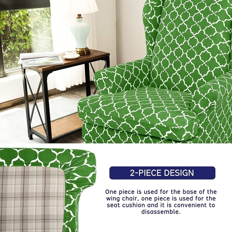 T-Cushion Wingback Slipcover
