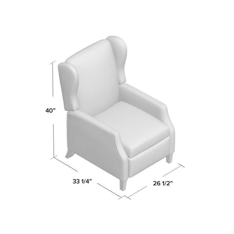 Takarra 26.5'' Wide Manual Club Recliner