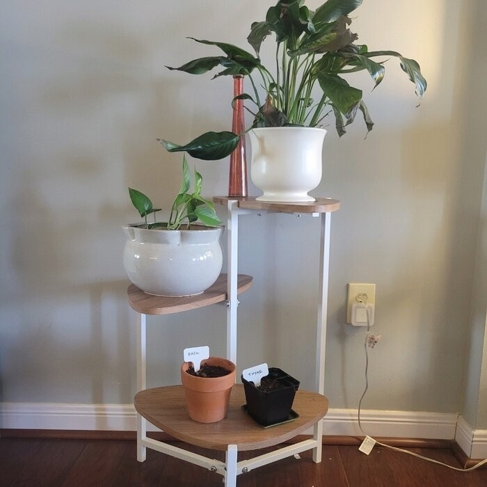 Tallulah Triangular Multi-Tiered Plant Stand