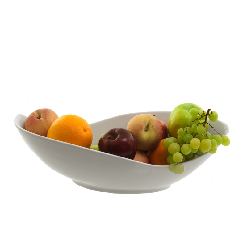 Ten Strawberry Street Whittier Canoe Fruit Bowl