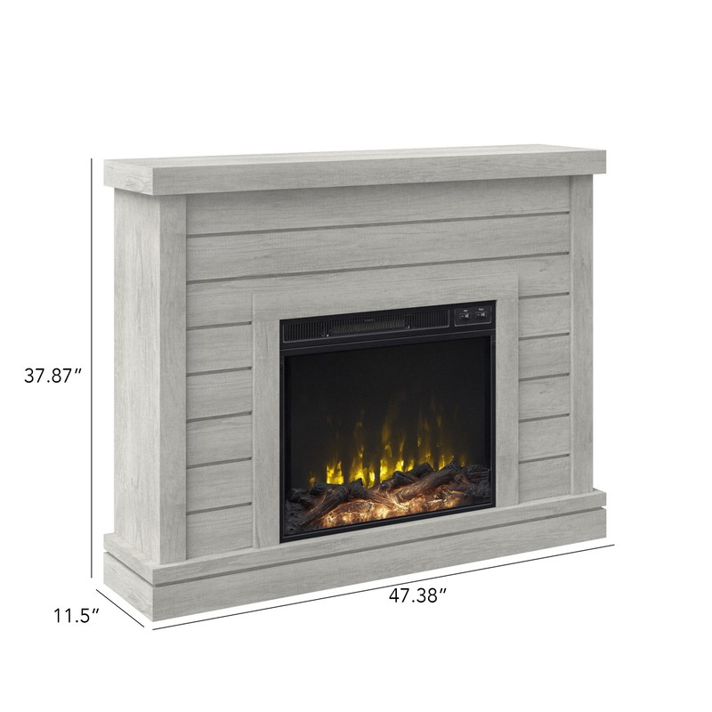 Terrence 47.38'' W Electric Fireplace