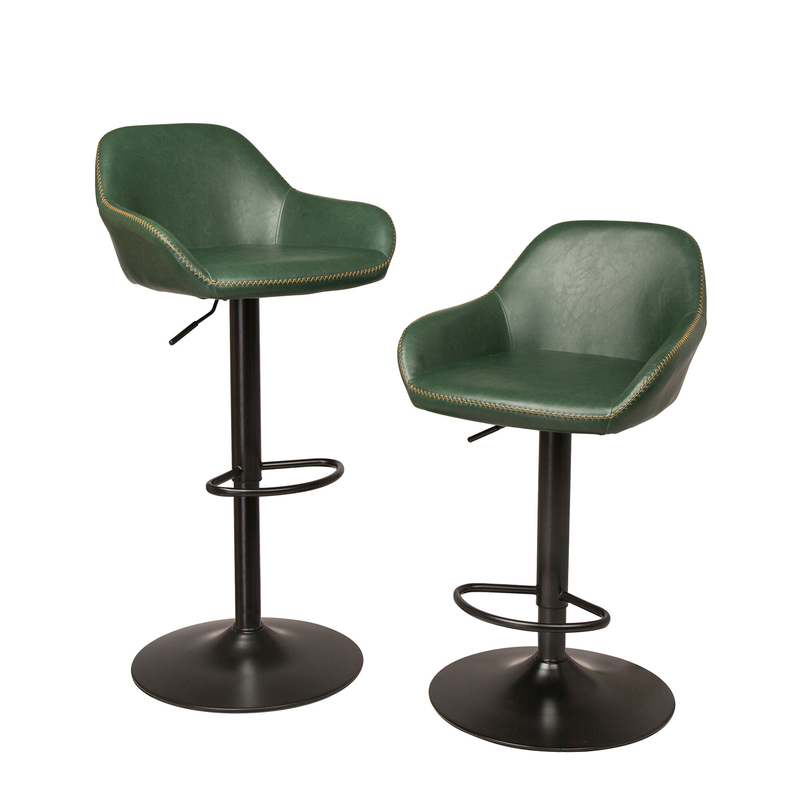 Thibodeaux Swivel Adjustable Height Bar Stool