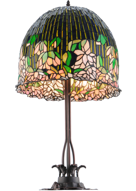 Tiffany Flowering Lotus 32" Table Lamp
