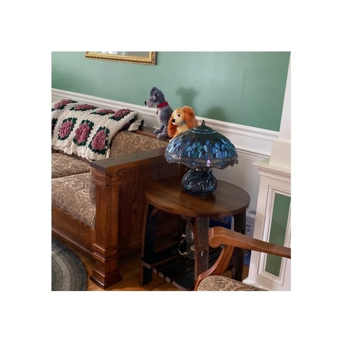 Tiffany Style Dragonfly 16" Table Lamp