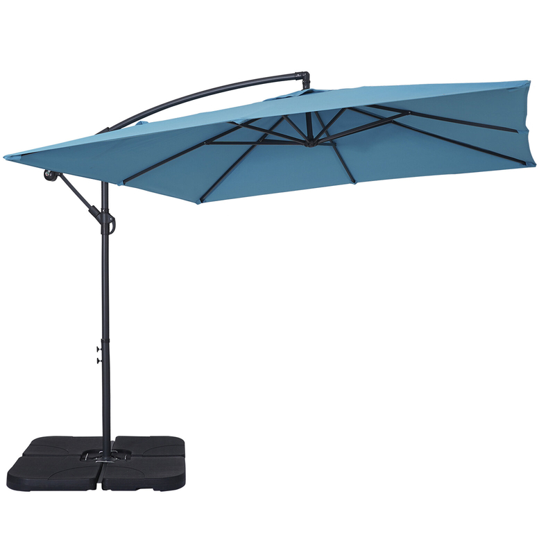 Tilda 98.4252'' Square Cantilever Umbrella