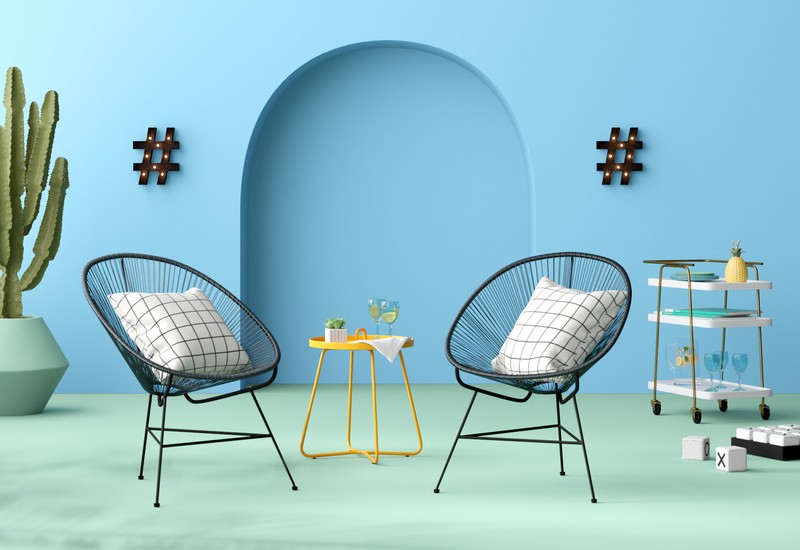 Travers 27.56'' Wide Papasan Chair