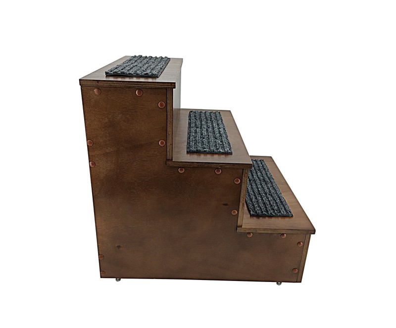 Tucker Murphy™ Pet® Deluxe Wood Pet Stairs Pet- Dog /Cat 3 Steps/Stairs To Access Bed, Sofa, Step Ladder 12226-18"