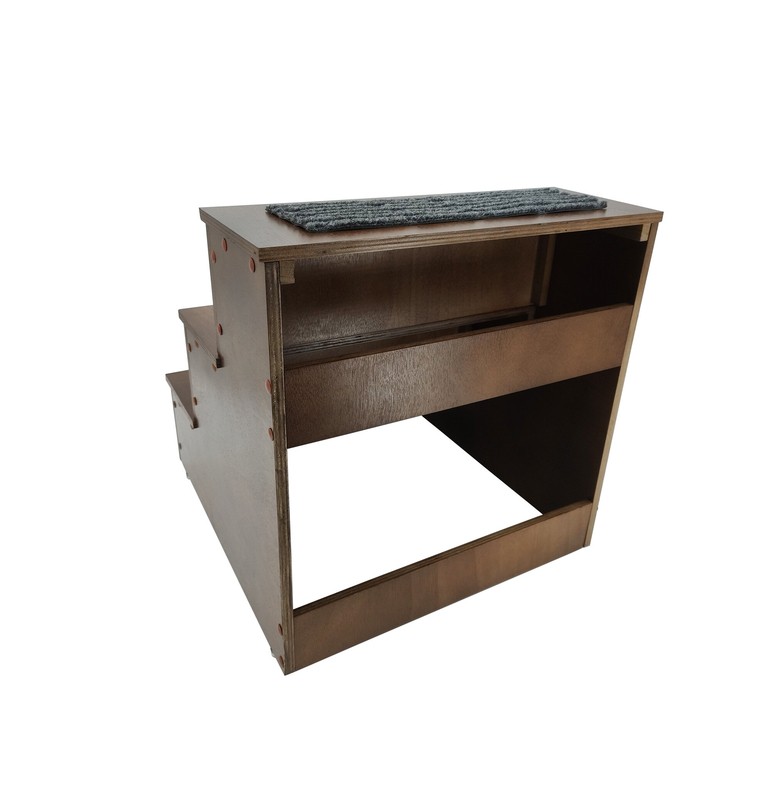 Tucker Murphy™ Pet® Deluxe Wood Pet Stairs Pet- Dog /Cat 3 Steps/Stairs To Access Bed, Sofa, Step Ladder 12226-18"