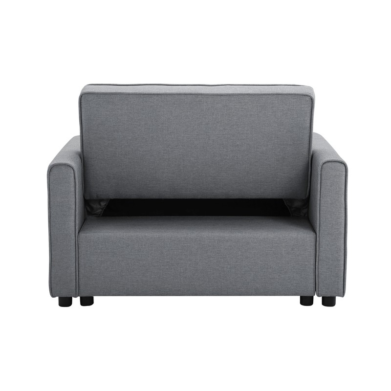 Twin 48.8'' Wide Tufted Back Futon Chair