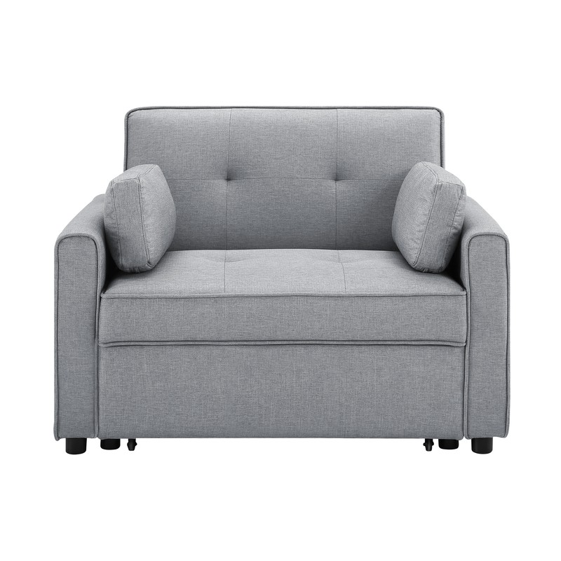 Twin 48.8'' Wide Tufted Back Futon Chair