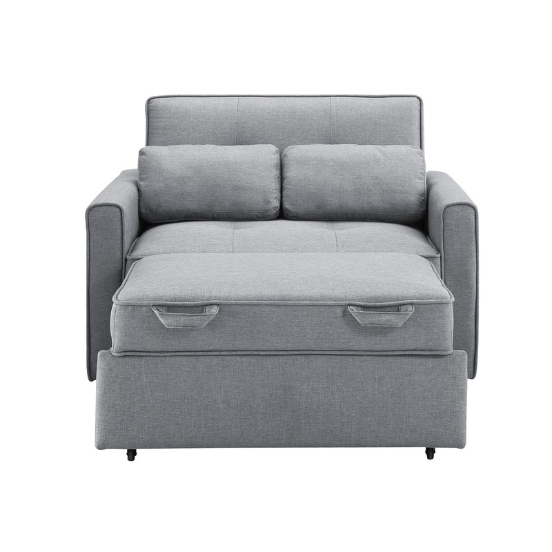 Twin 48.8'' Wide Tufted Back Futon Chair