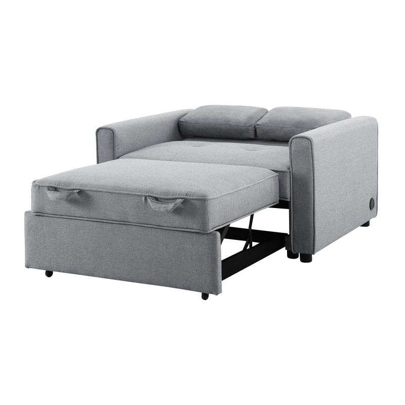 Twin 48.8'' Wide Tufted Back Futon Chair