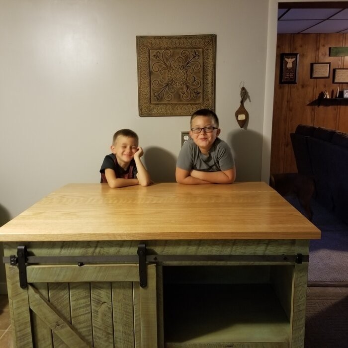 Uli 48'' Wide Rolling Kitchen Island