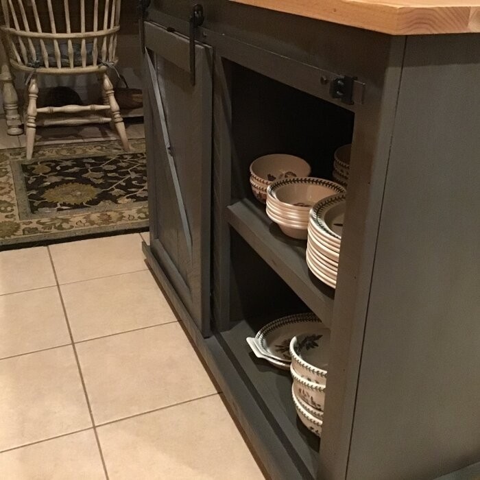 Uli 48'' Wide Rolling Kitchen Island