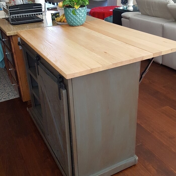 Uli 48'' Wide Rolling Kitchen Island