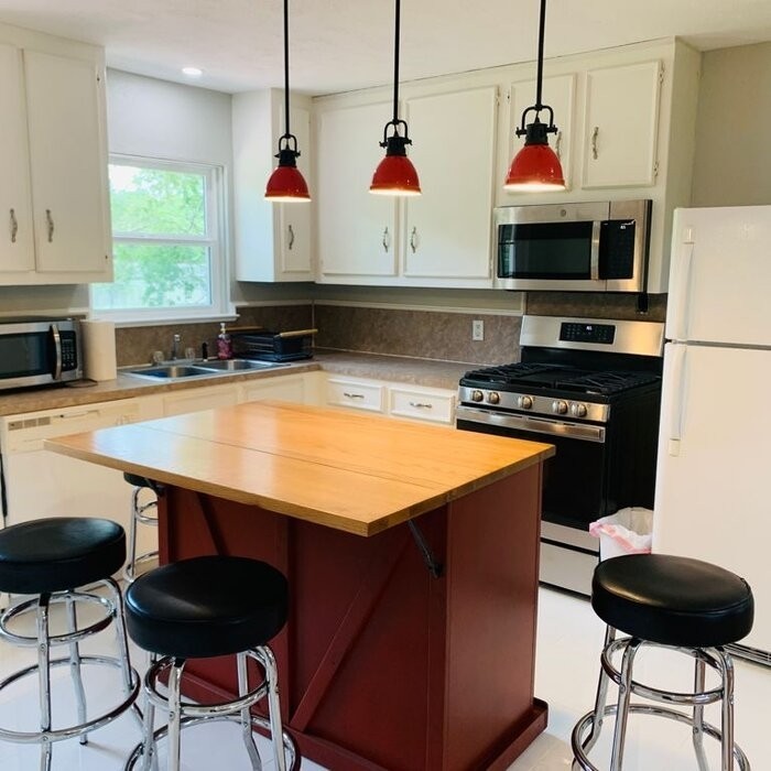 Uli 48'' Wide Rolling Kitchen Island