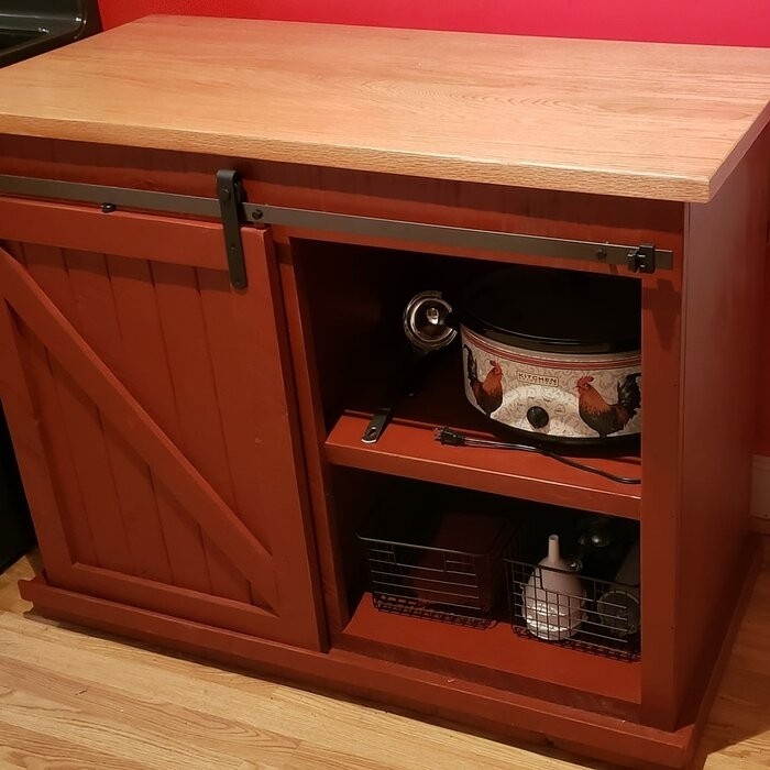 Uli 48'' Wide Rolling Kitchen Island