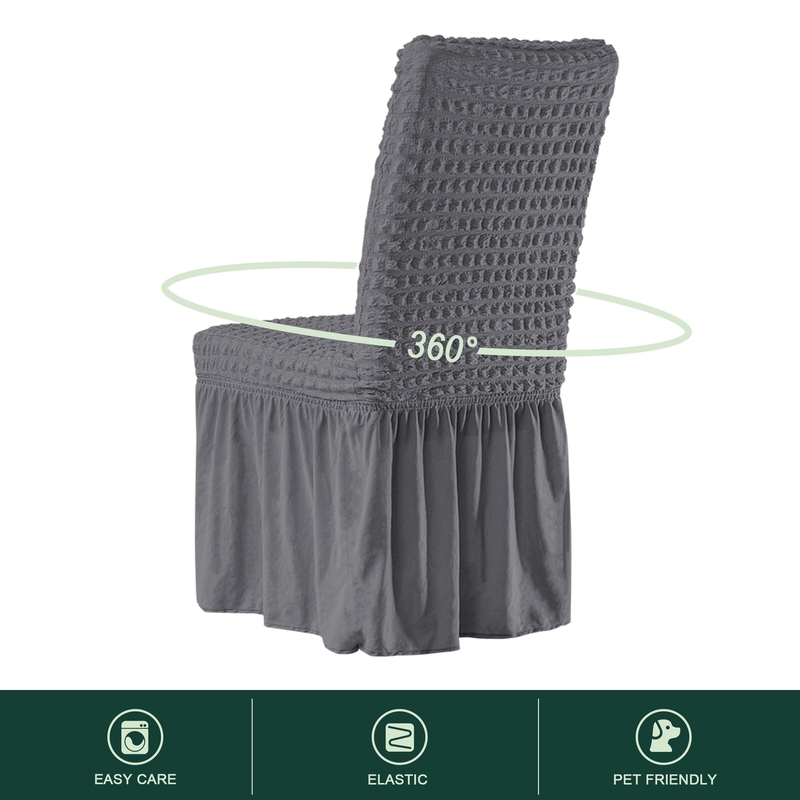 Universal Box Cushion Dinning Chair Slipcover