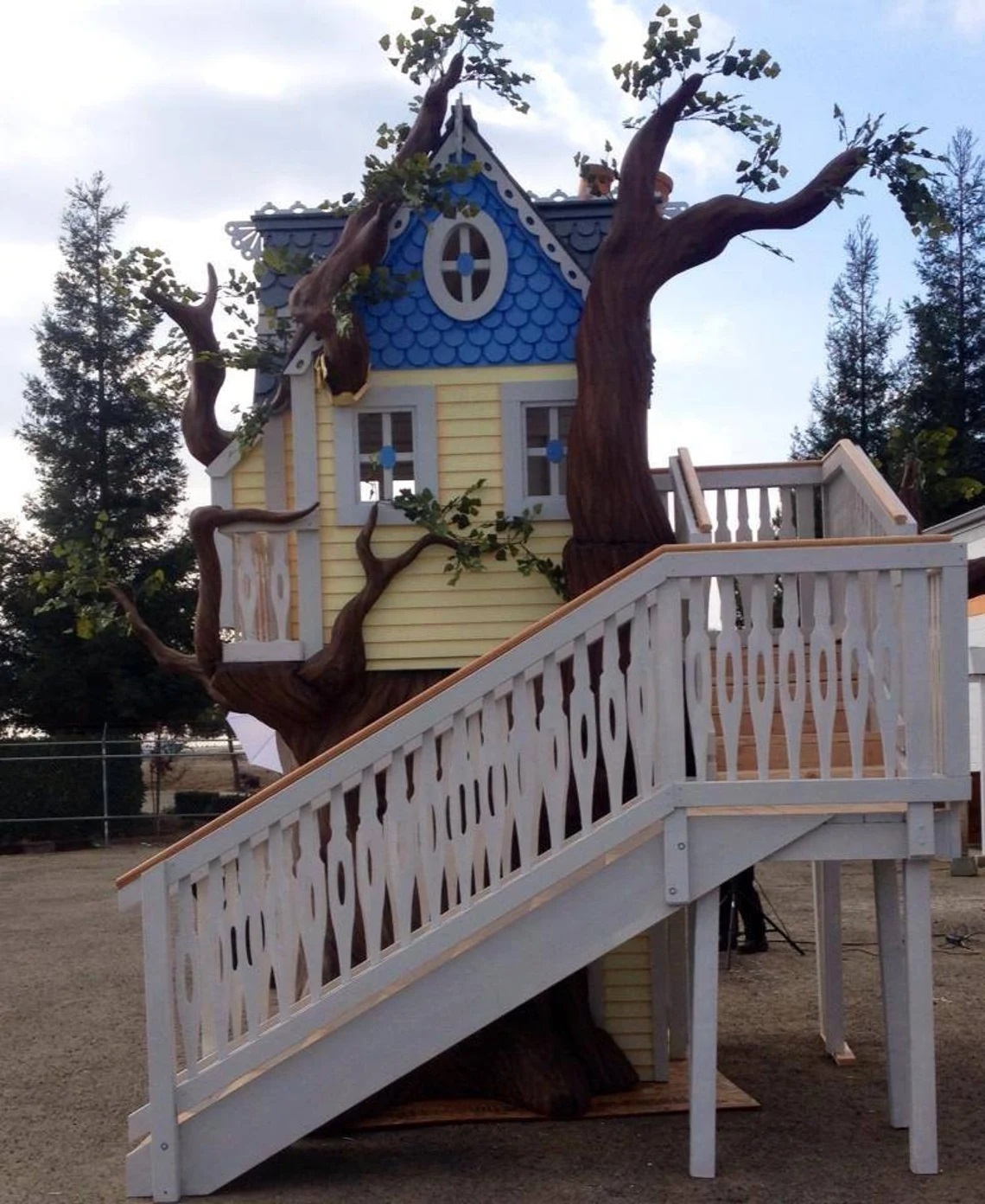 Victorian Playhouse with Tree