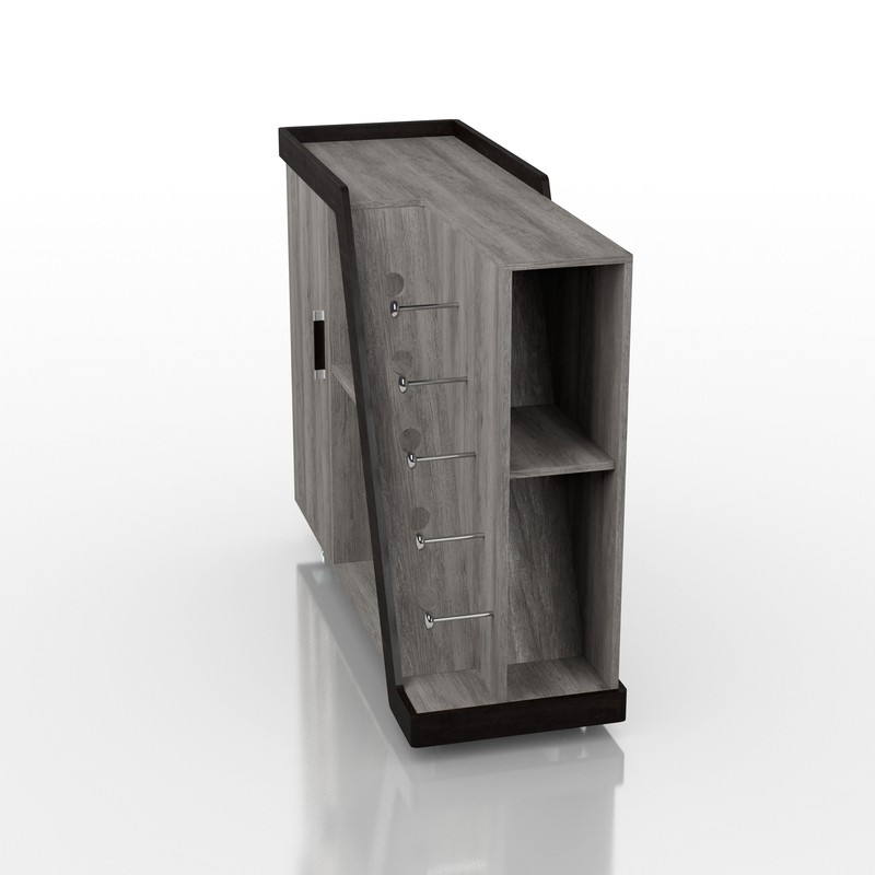 Vilen Mobile Bar with Wine Storage
