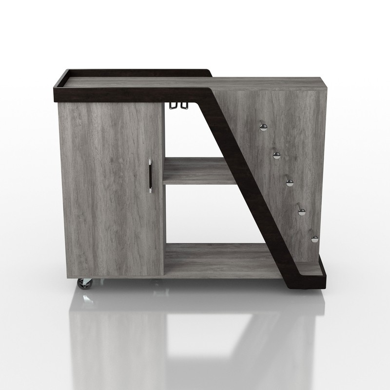 Vilen Mobile Bar with Wine Storage