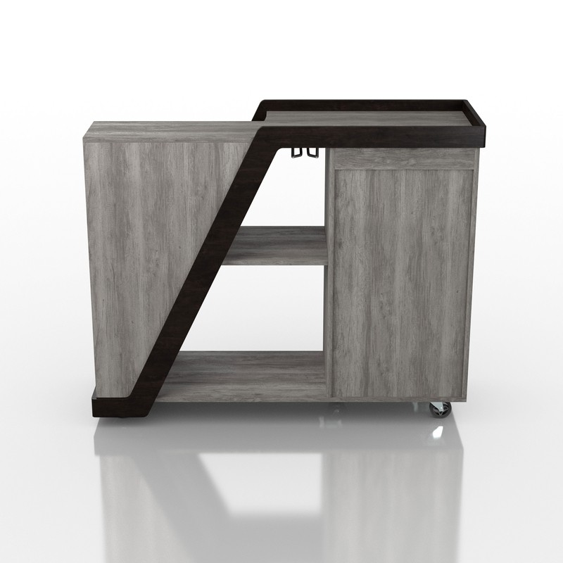 Vilen Mobile Bar with Wine Storage