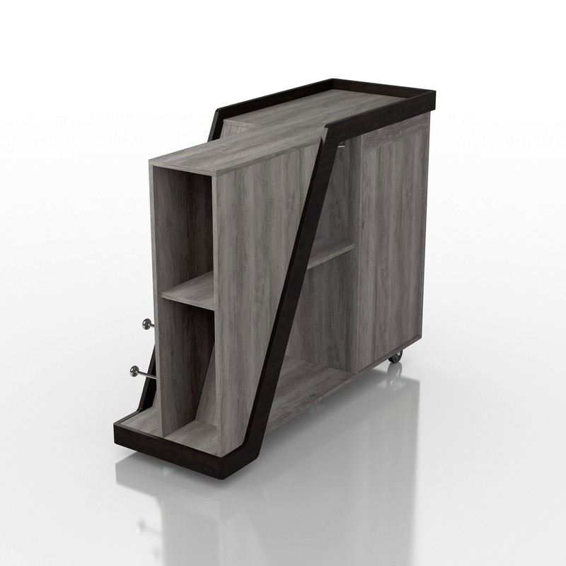 Vilen Mobile Bar with Wine Storage