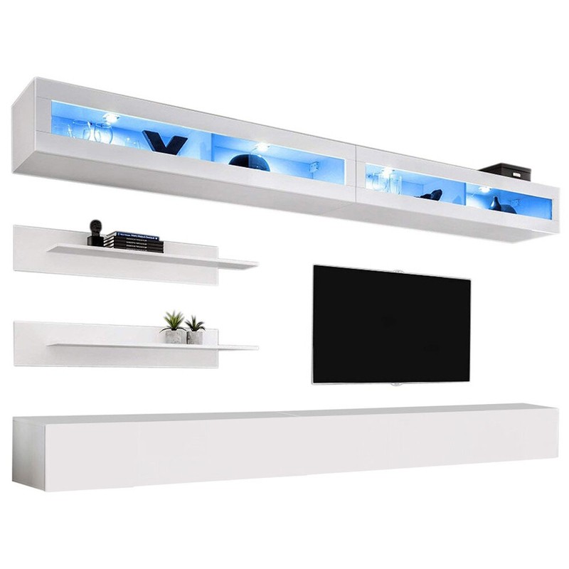 Waconia Floating Entertainment Center for TVs up to 85"